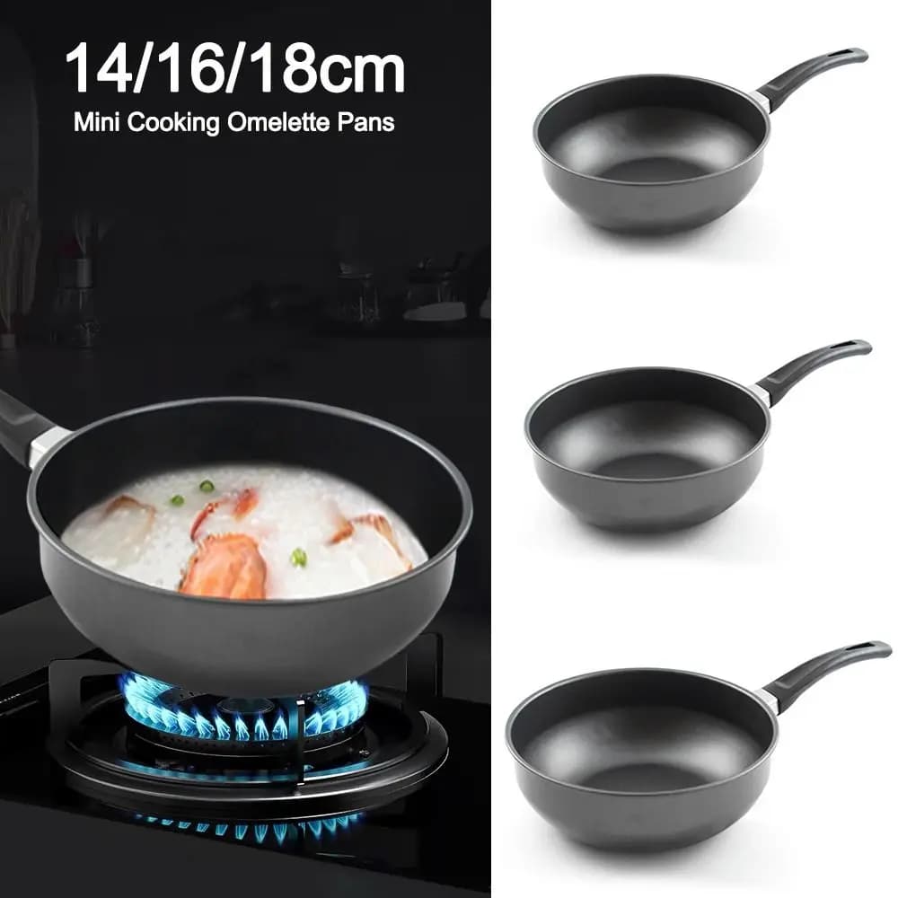 Iron Pan Frying Breakfast Tools Kitchen Cookware Mini Cooking Omelette Pans Non Stick Milk Pot Pancake Pots Kitchen & Dining