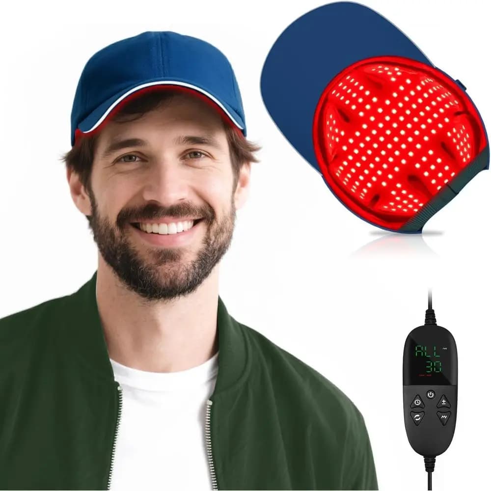 Cappello a Luce Infrarossa Regolabile 630nm-940nm con Controllo a Impulsi