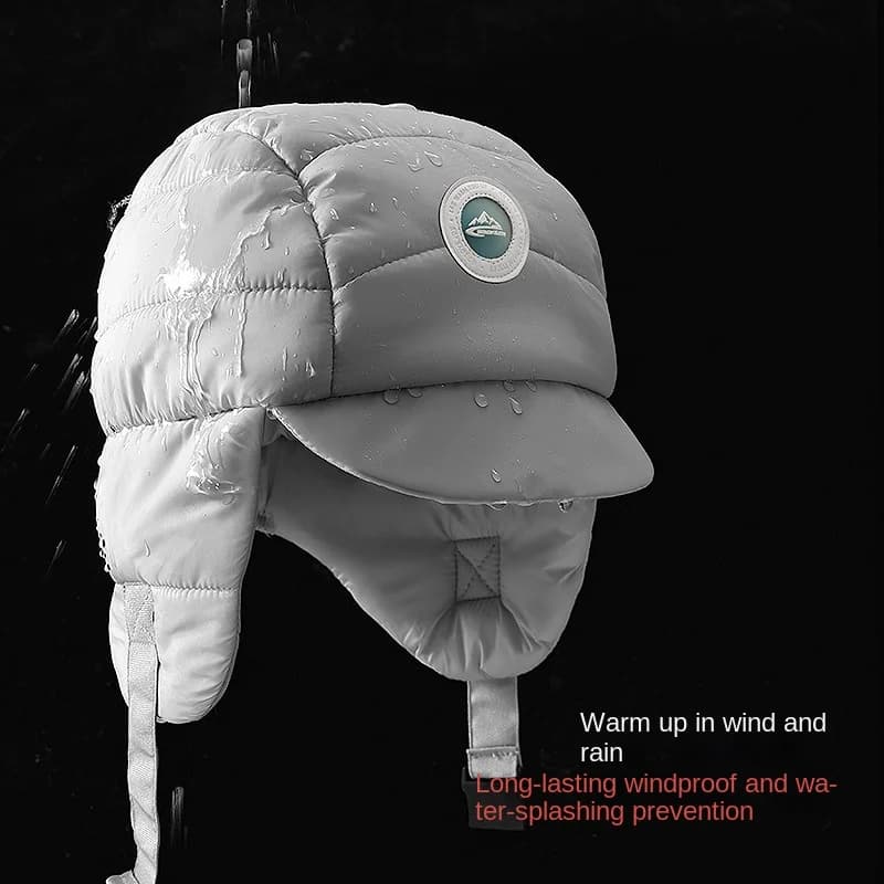 Berretto invernale da uomo donna da sci freddo caldo berretto russo da equitazione all'aperto berretto pullover a tesa corta impermeabile antivento caldo