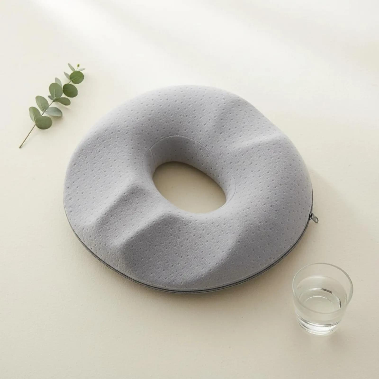 Cuscino per Coccige in Schiuma Viscoelastica, Supporto per Coccige, Cuscino a Ciambella a Recupero Lento, Traspirante per Sedia da Ufficio e Auto