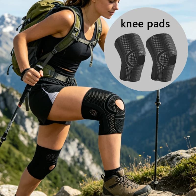 10 Pezzi di Supporti per Ginocchia, Fascia Compressiva Invisibile per Sport, Basket, Corsa, Palestra, Calcio, Pallavolo