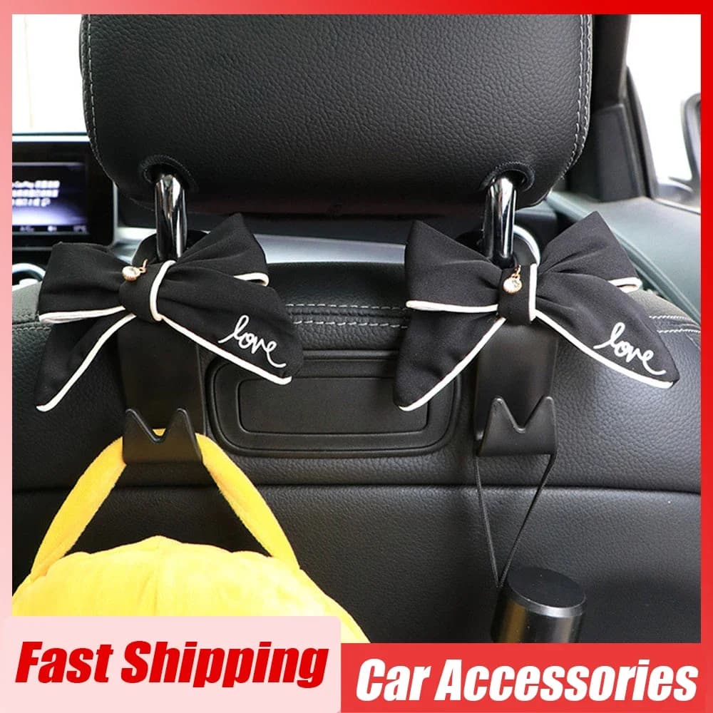 1pc gancio portaoggetti per poggiatesta per auto gancio per organizer per styling farfalla per auto gancio per schienale per seggiolino auto gancio decorativo accessorio per interni auto