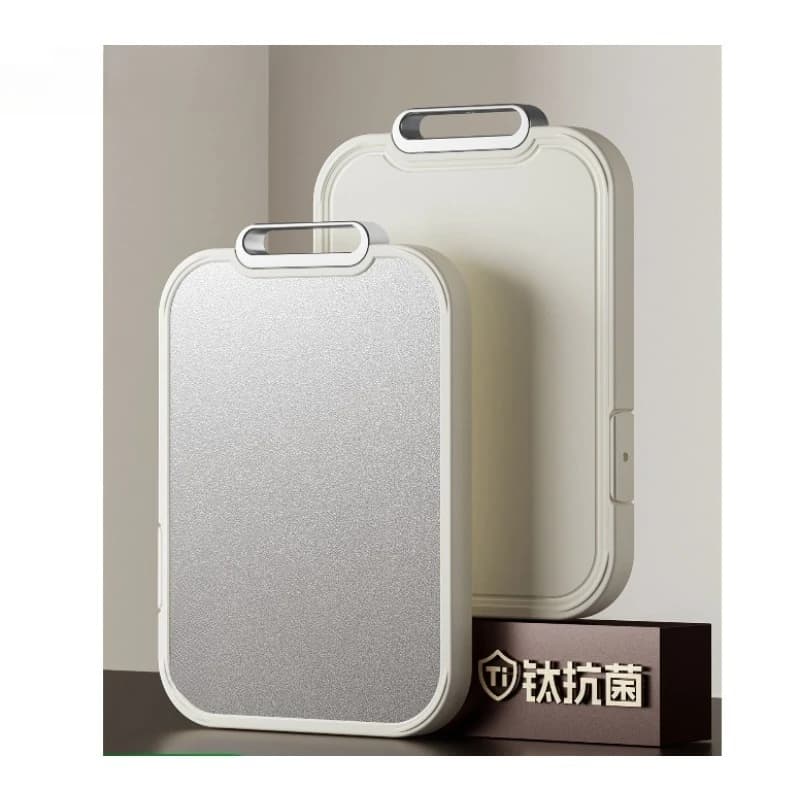 Pure titanium cutting board Double-sided cutting board Anti-mildew and antibacterial household cutting board
