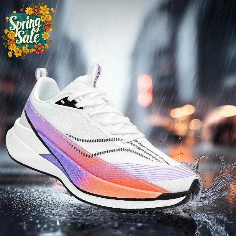 Scarpe da Corsa con Piastra in Carbonio, Specializzate per Maratona, Traspiranti e Leggere per Uomo e Donna, Comode Sneakers Atletiche Antiscivolo