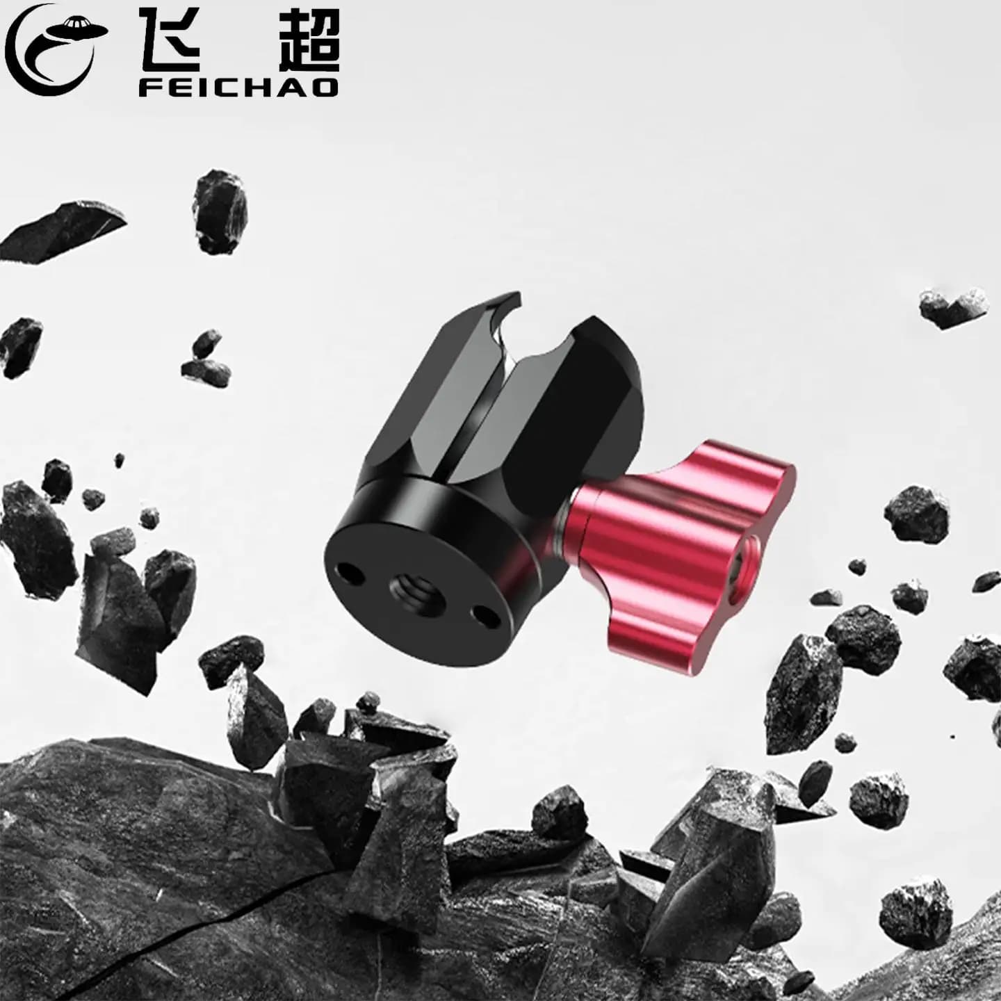 Morsetto a testa sferica da 17 mm 360° ° Adattatore Mini Testa a Sfera Girevole per Gopro Hero 13 12 11, Supporto per Bicicletta con Capacità di Carico 2kg
