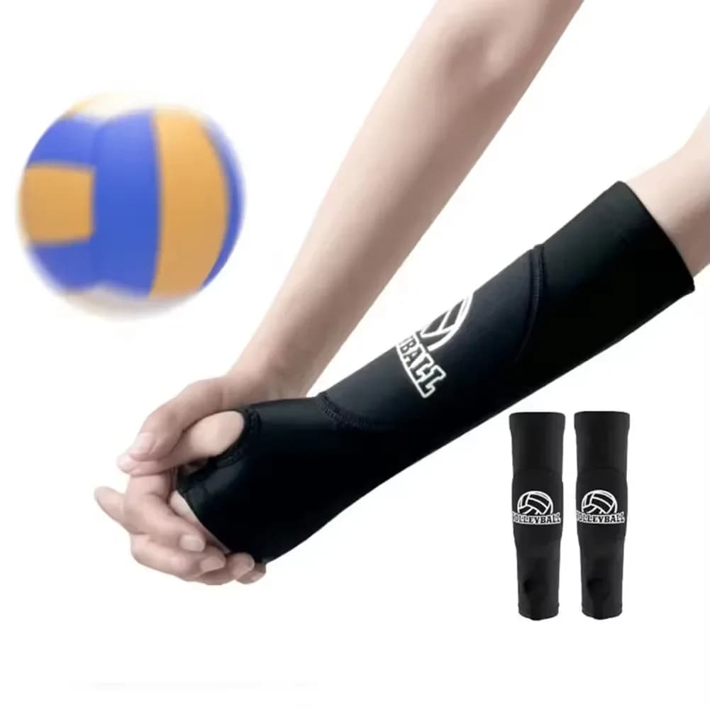 1Pair Armband Wrist Support Breathable Compression Test Training Basketball Volleyball Elastic Sports Arm Guard for Hide Tattoos