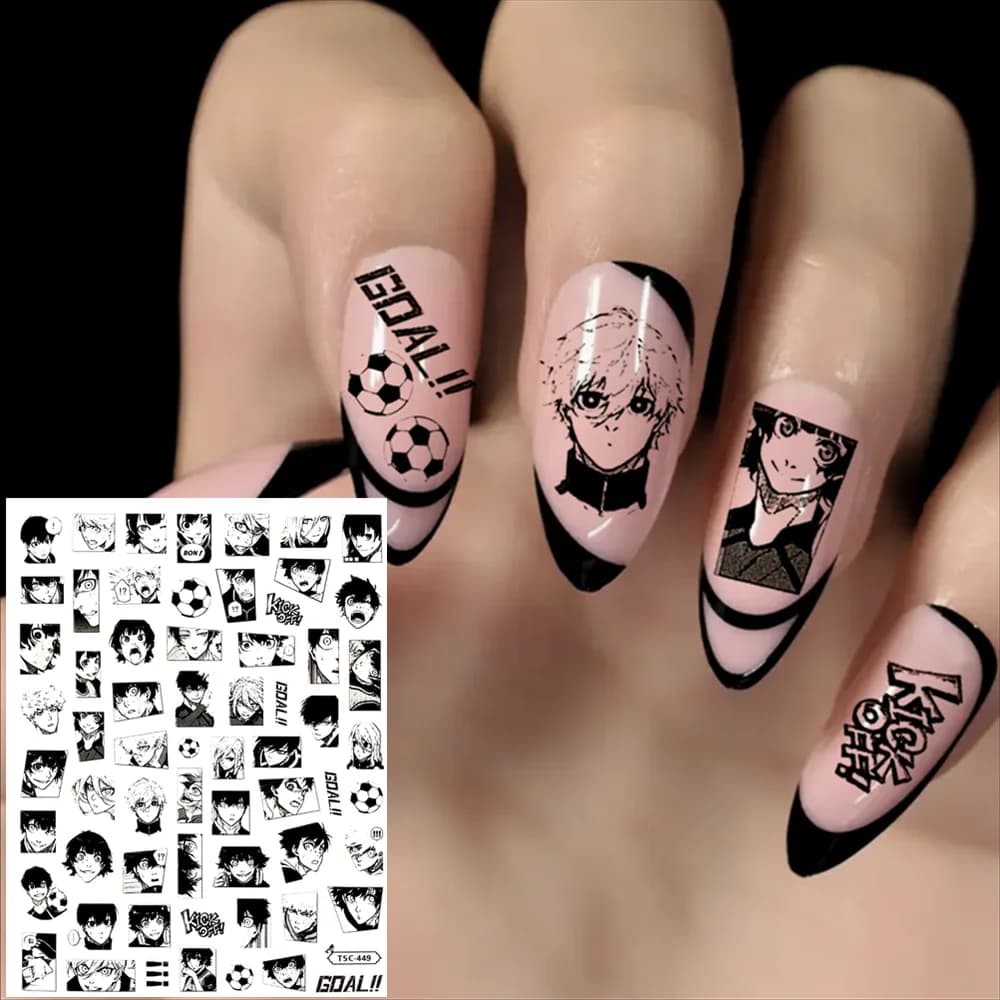 TSC-449 TSC-450 Cartoon Football Basket Volleyball DIY 3D Back Collar Sticker Nail Decoration Nail Art Nail Decoration
