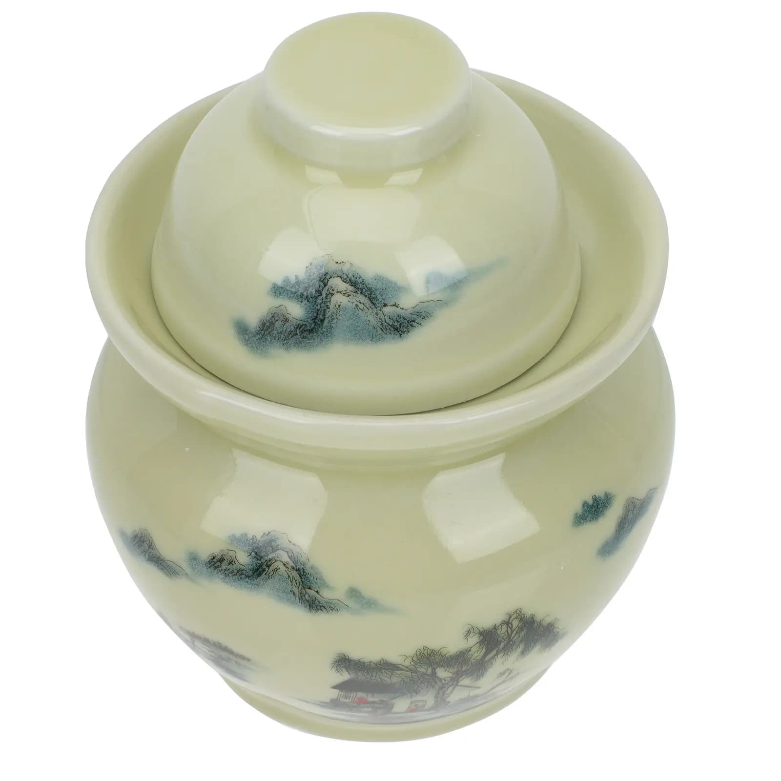 Barattolo in Ceramica per Sottaceti, Contenitore Sigillato Premium per Alimenti Fermentati Fatti in Casa, Sottaceti, Sauerkraut, Kimchi, Miele, Cereali, per la Cucina