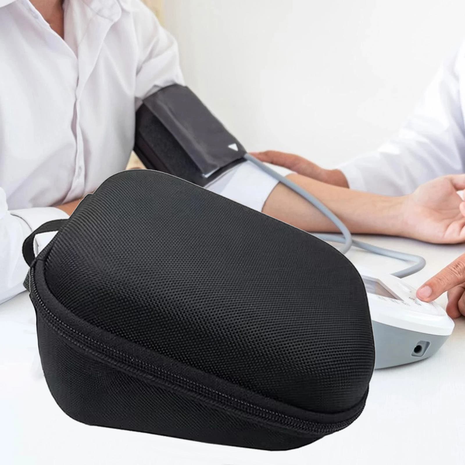 Custodia rigida Caseling per misuratore di pressione sanguigna da braccio Omron con bracciale, borsa protettiva portatile da viaggio