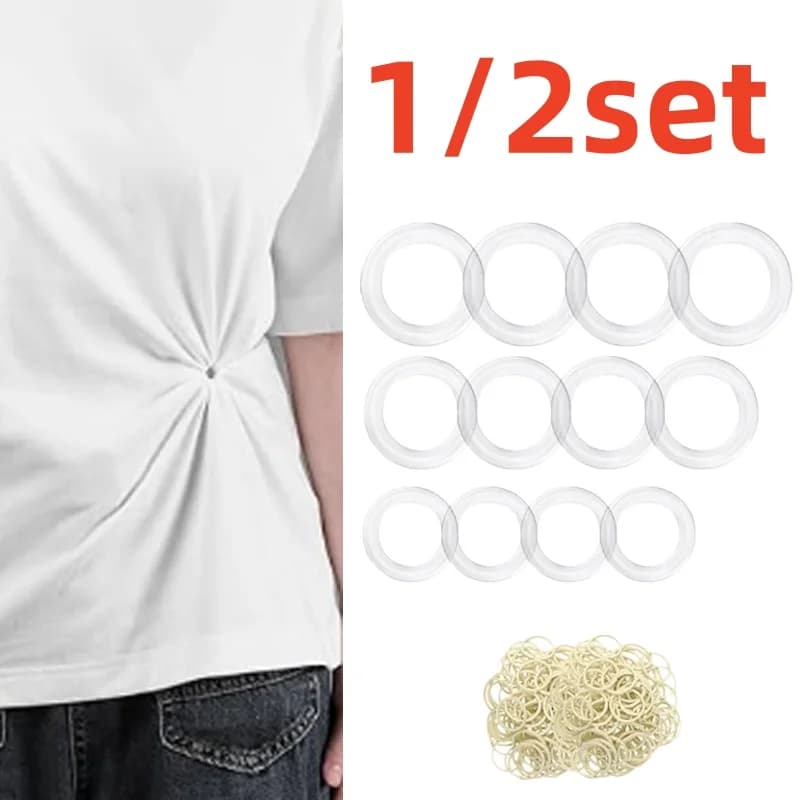 Clip circolare in plastica alla moda, fibbia per sciarpa, fermaglio per maglietta, spilla, fibbia per cintura, clip trasparenti versatili per abbigliamento