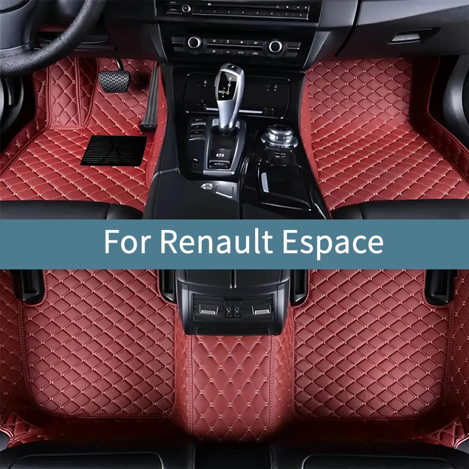 Car mats for Renault Espace 2023 2024 2025 2026 Complete set of waterproof car accessories mats