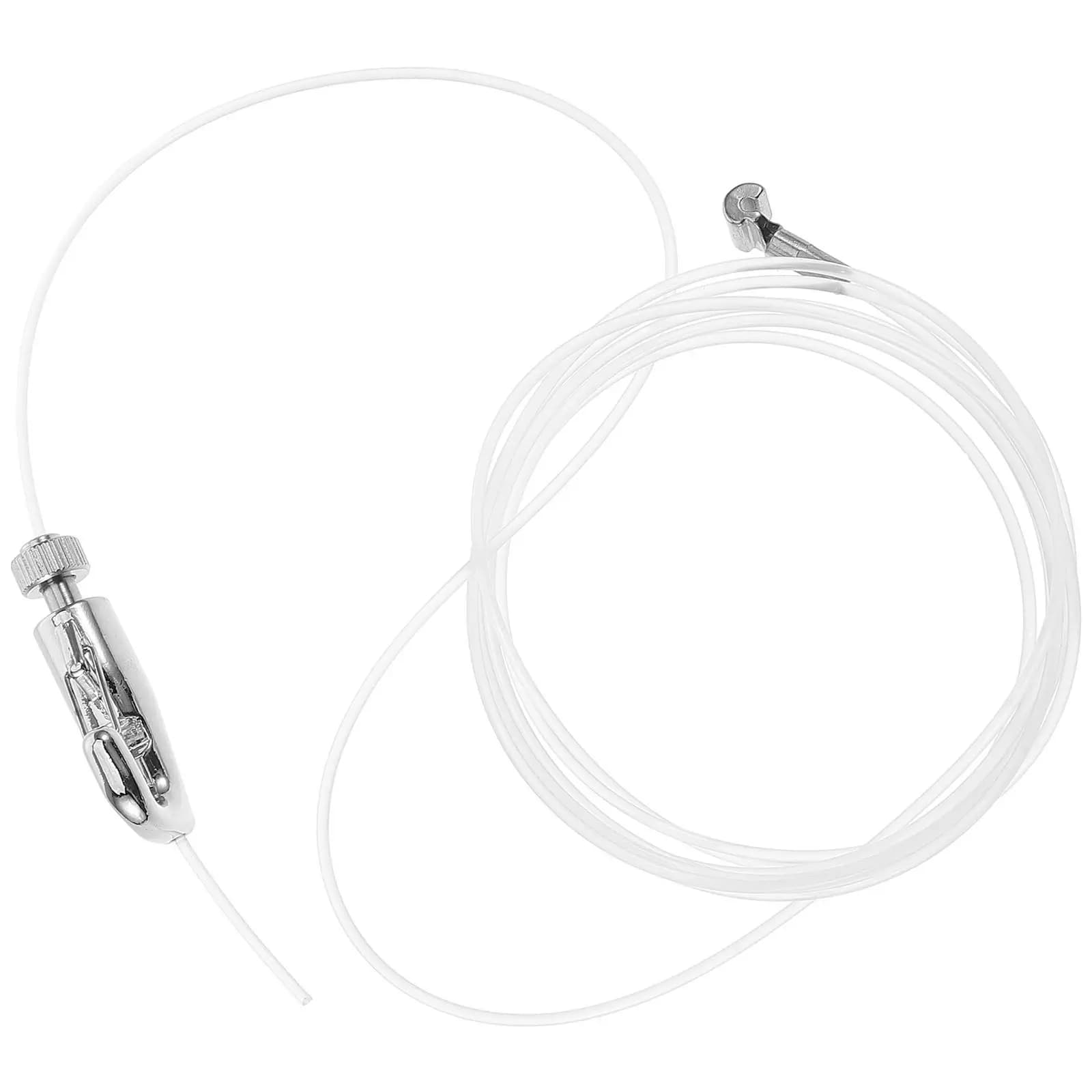 Kit di Funi in Acciaio Inox Regolabili per Appendere Quadri, Design Moderno ed Elegante per Casa, Galleria, Ufficio, Cornici e Specchi