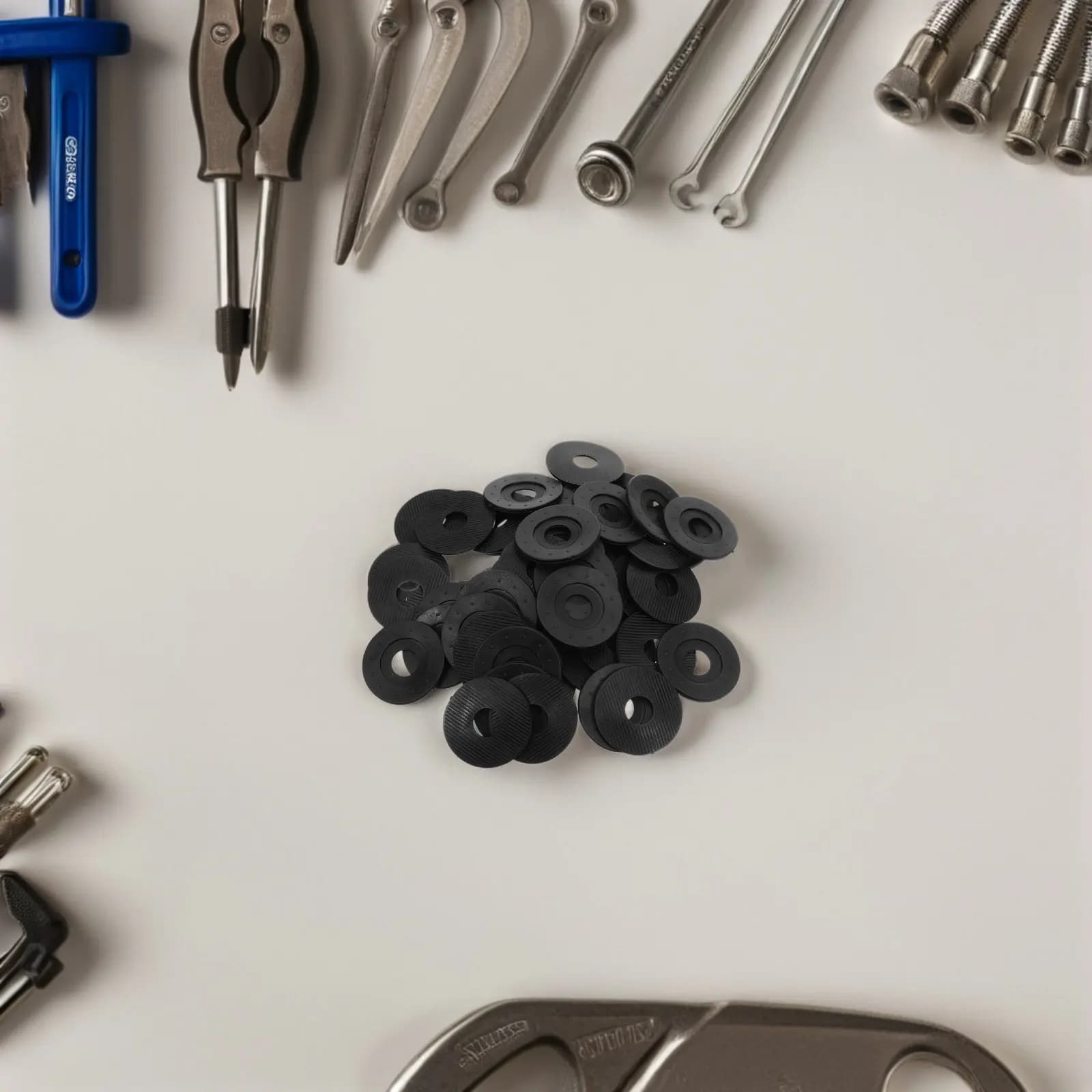 200Pcs Clock Rubber Gasket Universal Fit for Quartz Wall Clock Mechanism Replacement Repair Parts Dustproof Maintenance