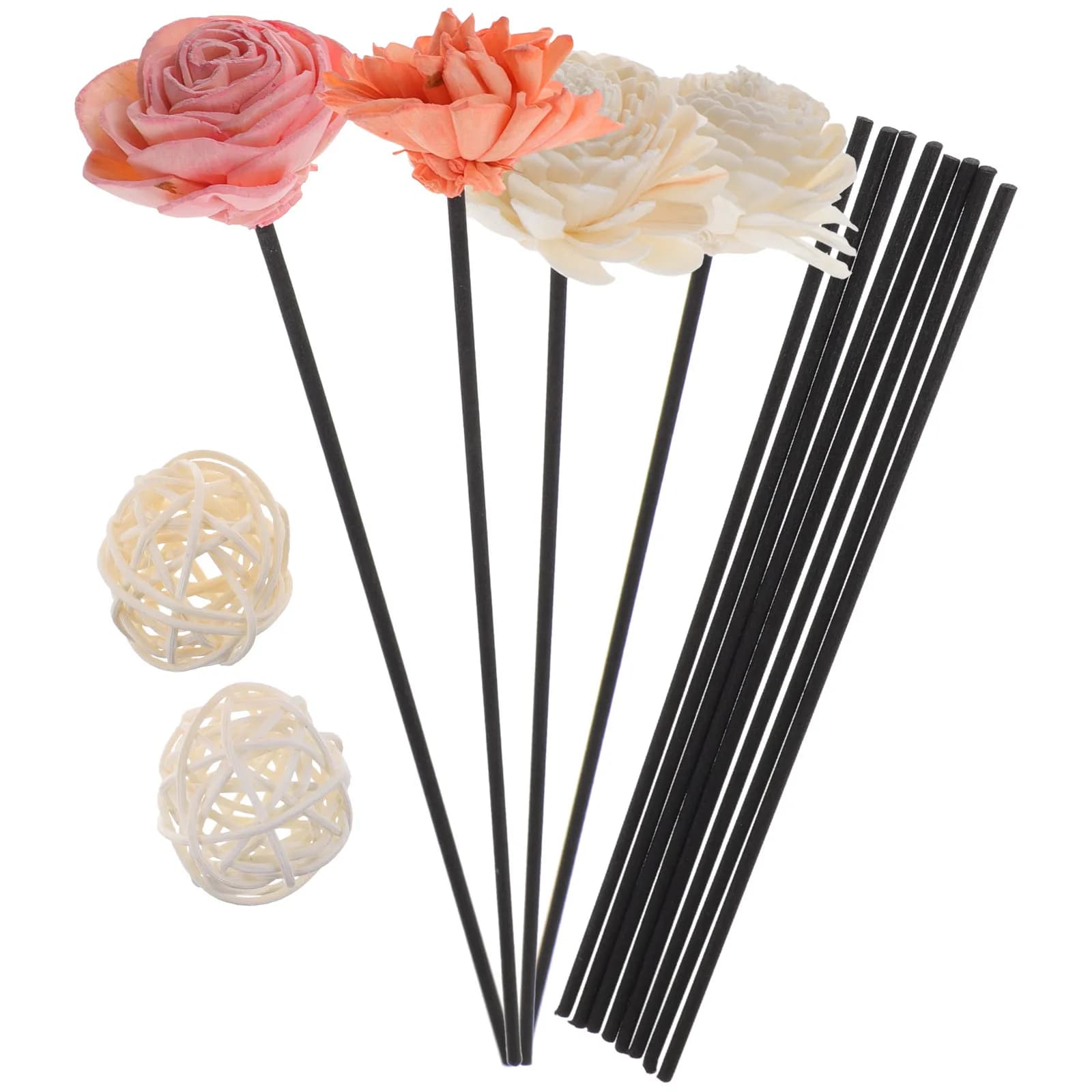 1 Confezione di Bastoncini in Legno per Diffusore, Pratici Bastoncini per Diffusore di Aromi, Accessori per Oli Essenziali, Bastoncini Profumati per Ambienti
