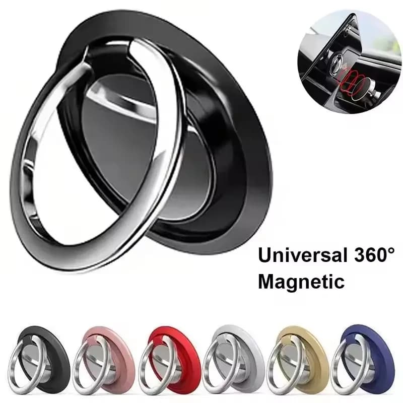 Portable 360 Degree Rotatable Mobile Phone Finger Ring Holder Universal Cell Phone Sticker Stand For iPhone Huawei Realme OPPO