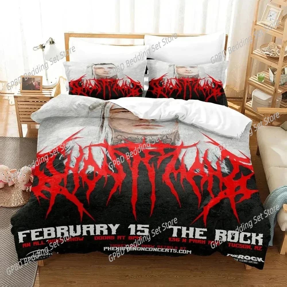 Ghostemane Singer 3D NEW Duvet Cover Pillowcase Bedding Set Adult Boy Girl Bedroom Decoration Children Single Double Large