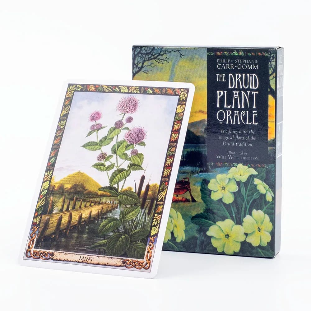 The Druid Plant Oracle 36 Cards with PDF Guide Book Divination Board Game for Exploring Magical Flora of The Druid Tradition