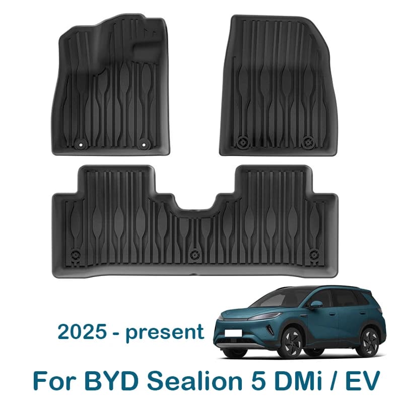 LHD Car Mats for BYD Sealion 5 DMi EV 2025-Present Luggage Car Mat Waterproof Non-slip Car Mat Car Car Mats Seats