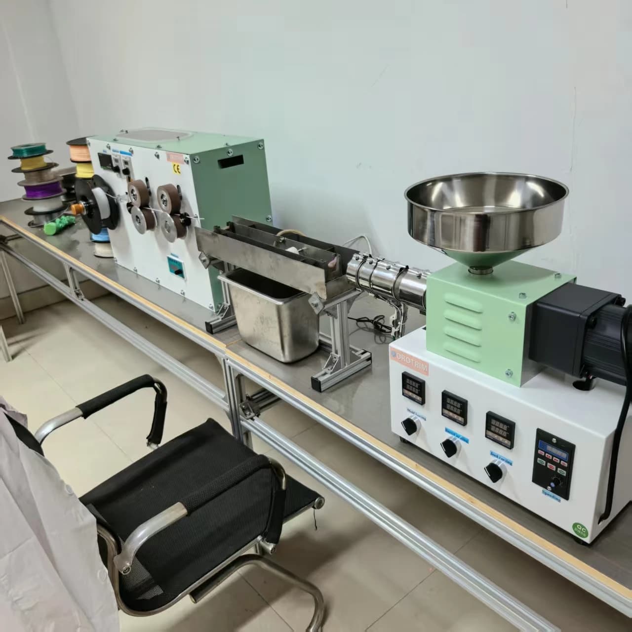 SJ35 Desktop Extruder Filament Production Line Small Laboratory PLA