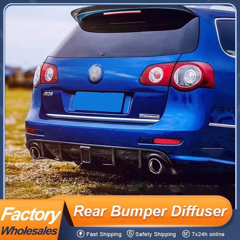 Diffusore Posteriore per Volkswagen Magotan Variant VW R36, Spoiler per Paraurti, Kit Carrozzeria in Fibra di Carbonio, Accessori Esterni