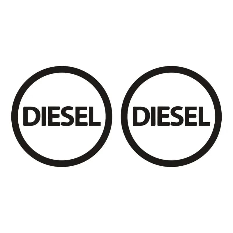 Diesel Fuel Tank Cap Sticker – Waterproof Laser Vinyl Decal for Cars Motorcycles Auto Exterior Accessories