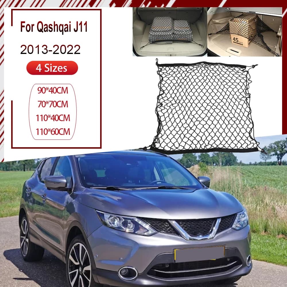 Maglia di Avvio Per Nissan Qashqai Rogue Sport J11 2018 Accessori 2013-2022 Tronco di Un'auto Net Posteriore Posteriore Tronco di Cargo organizzatore di immagazzinaggio
