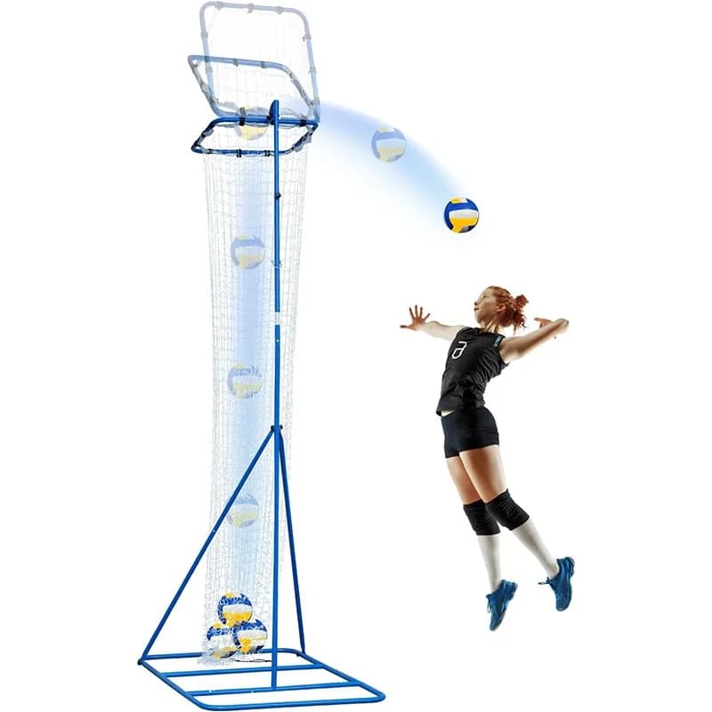 Rete da allenamento per setter di pallavolo Allenatore di gruppo di pallavolo regolabile Rete bersaglio Attrezzatura da allenamento portatile