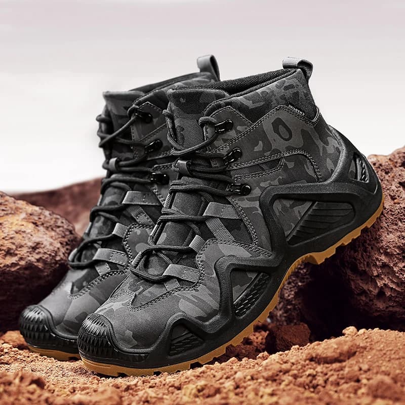 Outdoor Men's Walking Gymnastics Shoes Trekking Camping Alpinism Winter work shoes Lightweight and breathable climbing shoes