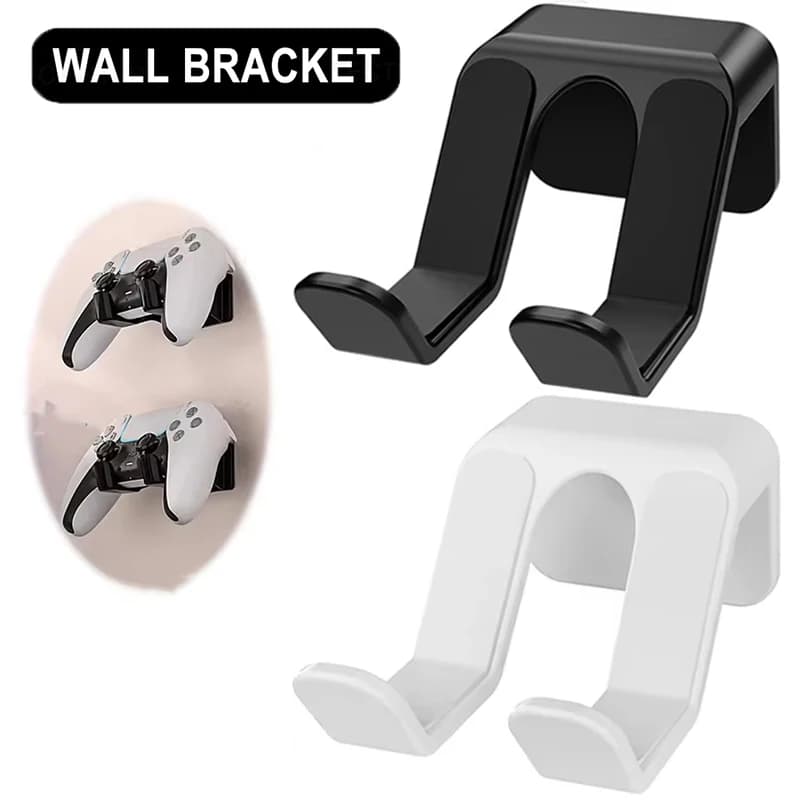 Wall Mounted Controller Bracket Gamepad Rack For Nintendo Switch Pro Sony PS5 PS4 Xbox One Headphone Headset Hanging Hook Stand