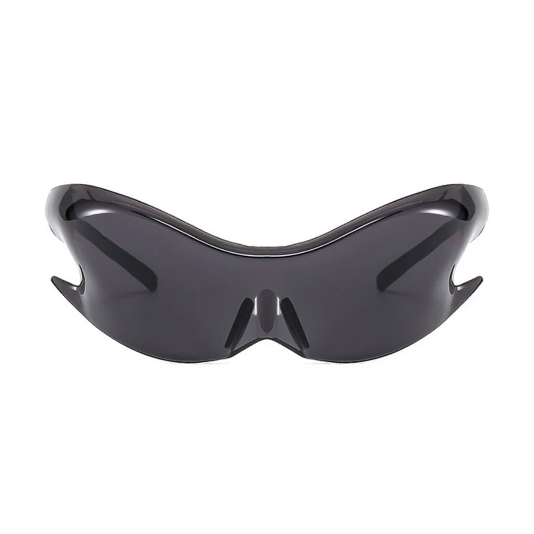 Fashion new personality conjoined sunglasses frameless Y2K sports sunglasses colorful riding sunglasses tide