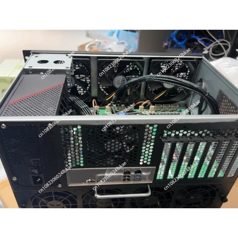 Chassis Server NAS 12S4-1 4U 6U Montabile su Rack con 12 Bay, GPU, AI, per Internet e Archiviazione NAS