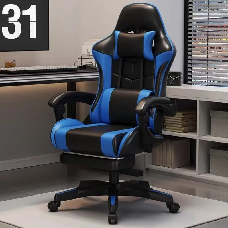 Ergonomic Gaming Chair for Home Office Study Racing Chair Adjustable Height Built Comfy Gaming Chair Best Gaming Chair Game