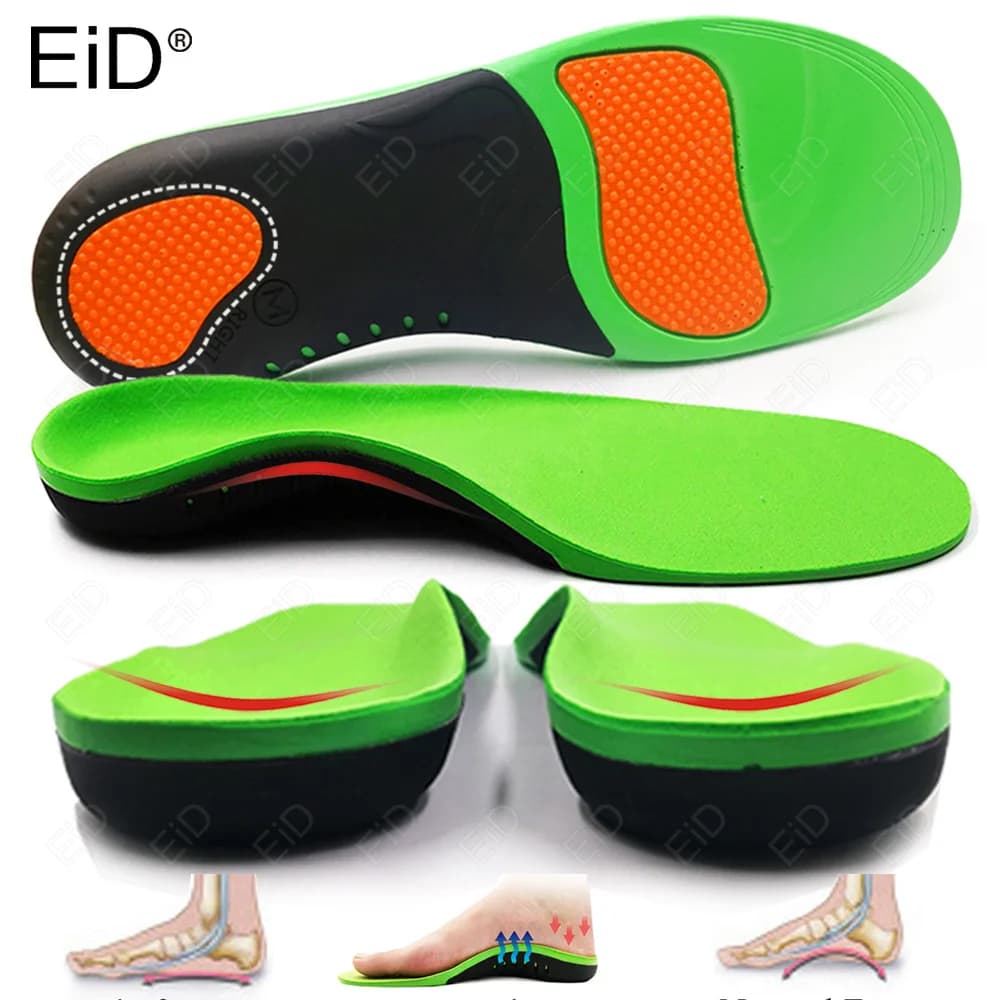 EiD Best orthopedic insole Support for bow X/O Gamba Flat Feet Health Shoes soles Shoes soles for padded orthopedic soles