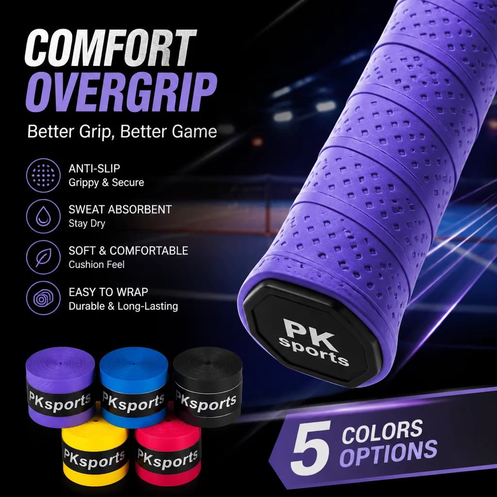 PU Absorbent Tennis Racket Grip Tape Anti Slip Badminton Grip Tape Tennis Accessories Sweatband