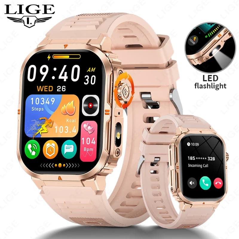 Smartwatch con Assistente Vocale AI per Donne, Schermo Touch Completo, Orologio Fitness Sportivo, Chiamate Bluetooth, Regalo di Anniversario