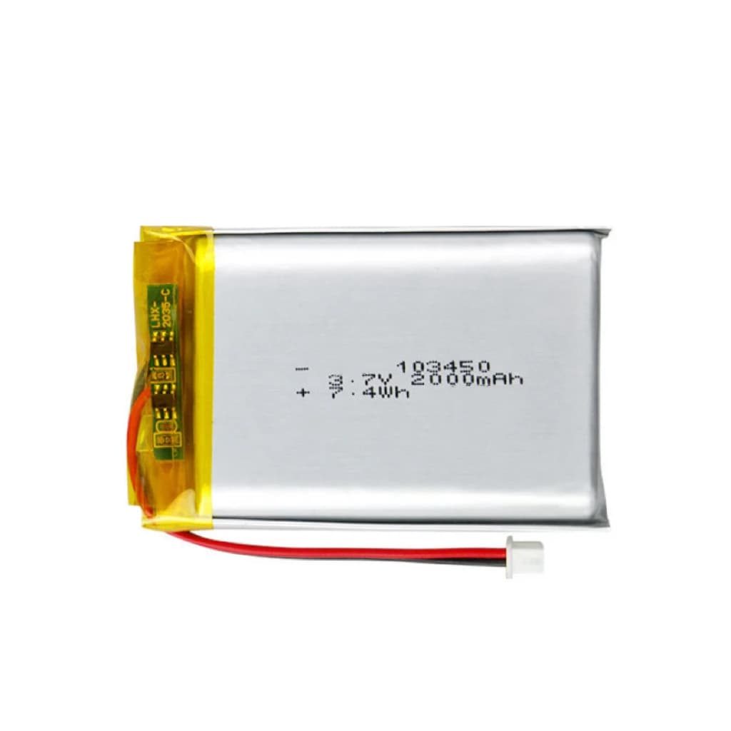 Batteria ricaricabile Li-Po ai polimeri di litio da 3,7 V 2000 mAh 103450 per batteria elettronica Mp3 GPS PSP banca di potere del telefono