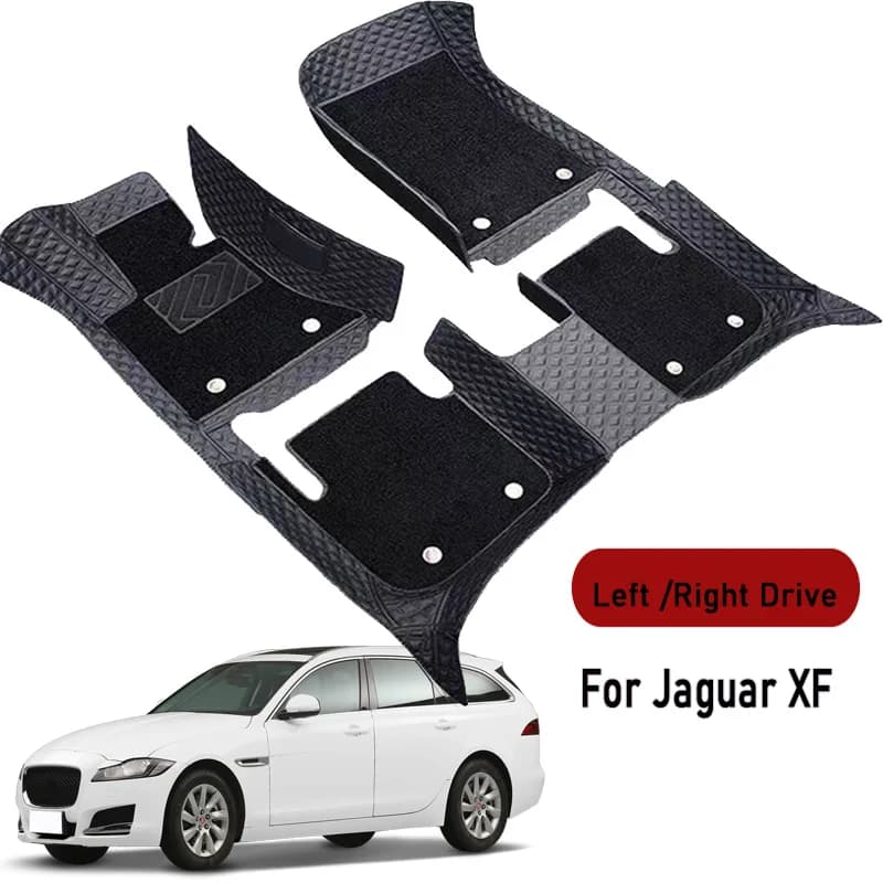 Car floor mats for Jaguar XF 2008 2009 2010 2011 2013-2018 Customauto foot Pads automobile carpet cover interior accessories