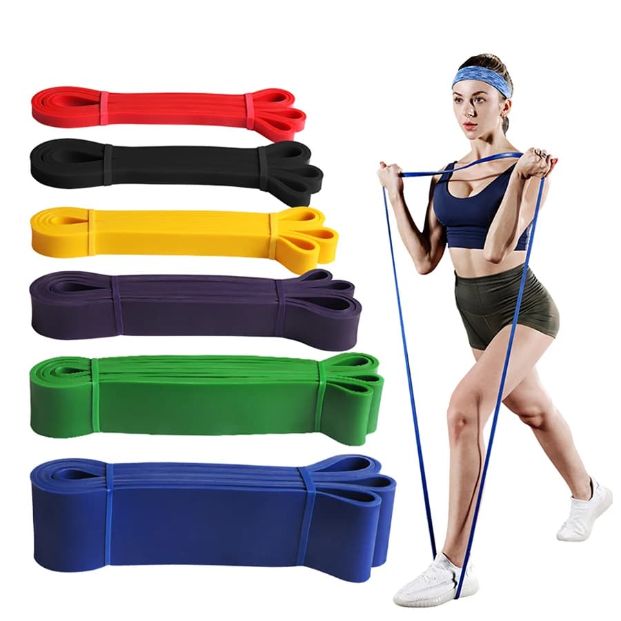 Latex Elastic Band for Pilates, Fitness, Exercise, Strength, Crossfit, Gym Equipment