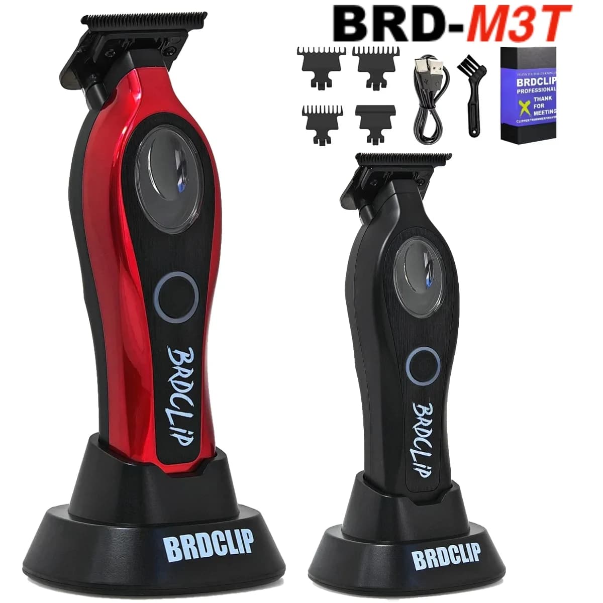 BRDCLIP M3T Professional haircut 7200 rpm Rotating machines 1200mAh with base for cutting Machine Electric barber with blade DLC