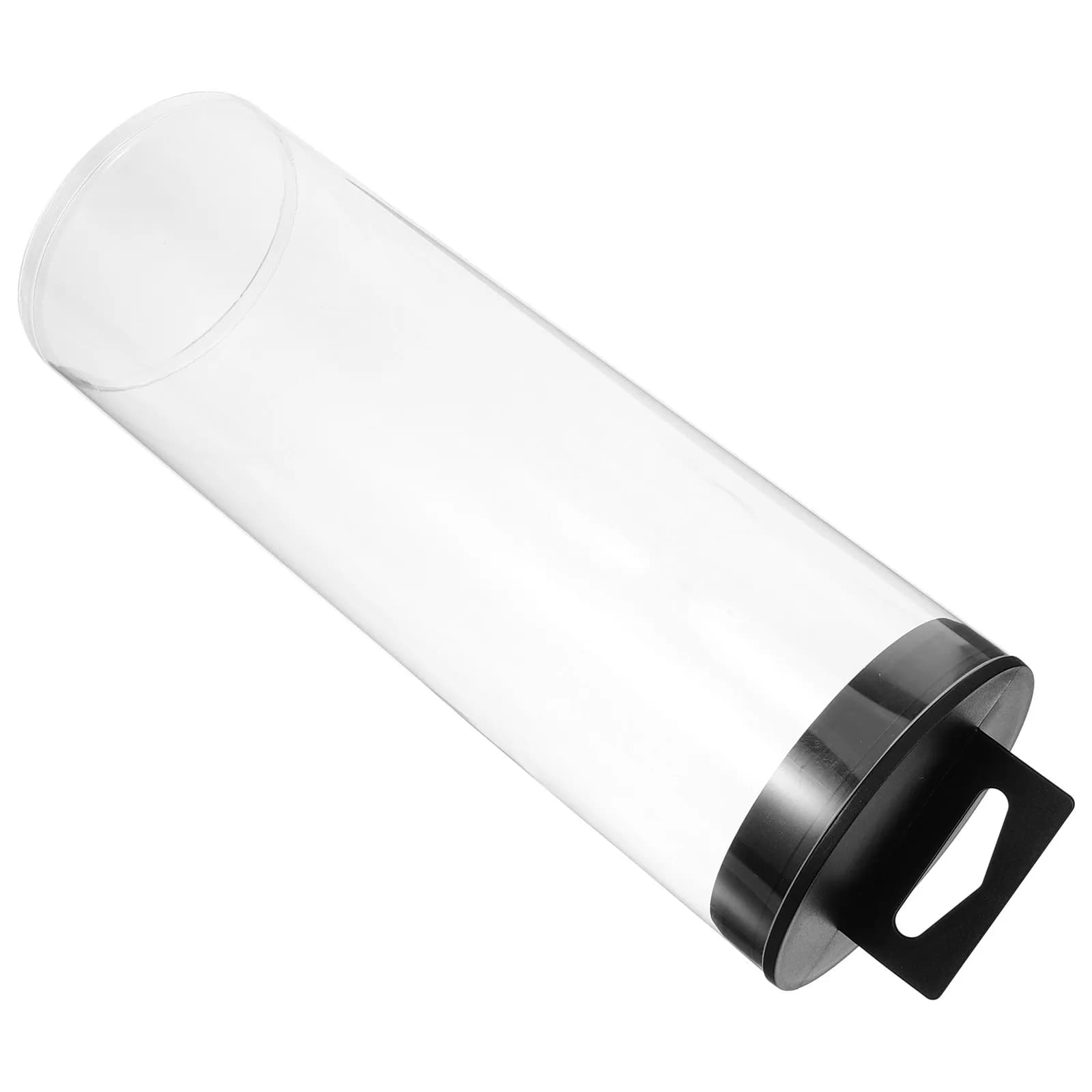 Contenitore Durevole Trasparente per Palline da Tennis, Espositore in Plastica a Tubo per Casa e Negozio, Scatola Espositiva per Palline da Tennis Piccole, Scatola Portaoggetti per Palline da Golf