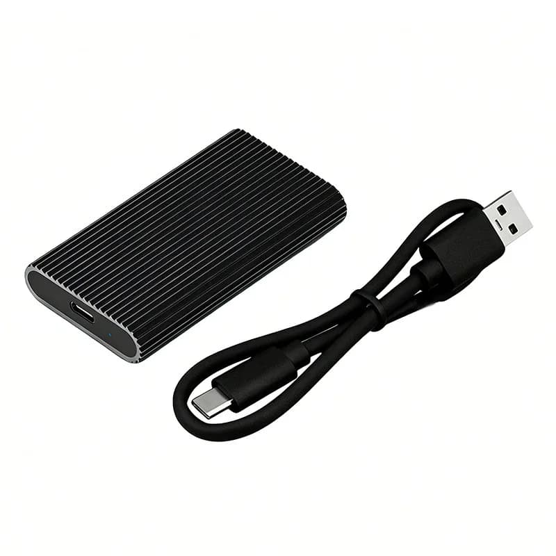 USB 3.1 Type-C Adapter SSD Box MSATA Solid State Drive Enclosure Case