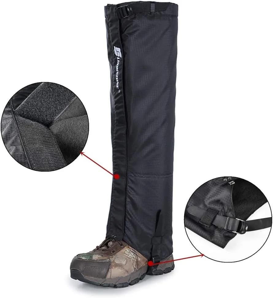 Waterproof Snake Gaiters Anti Bite Lower Leg Guards Boots For Hunting Hiking Camping Oxford Cloth PP Board Adjustable Size
