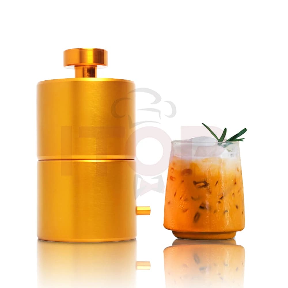 Pressa per palline di ghiaccio Pressa per palline di whisky Vendita diretta Whisky in alluminio a forma rotonda Stampo diamantato Pressa per palline di ghiaccio