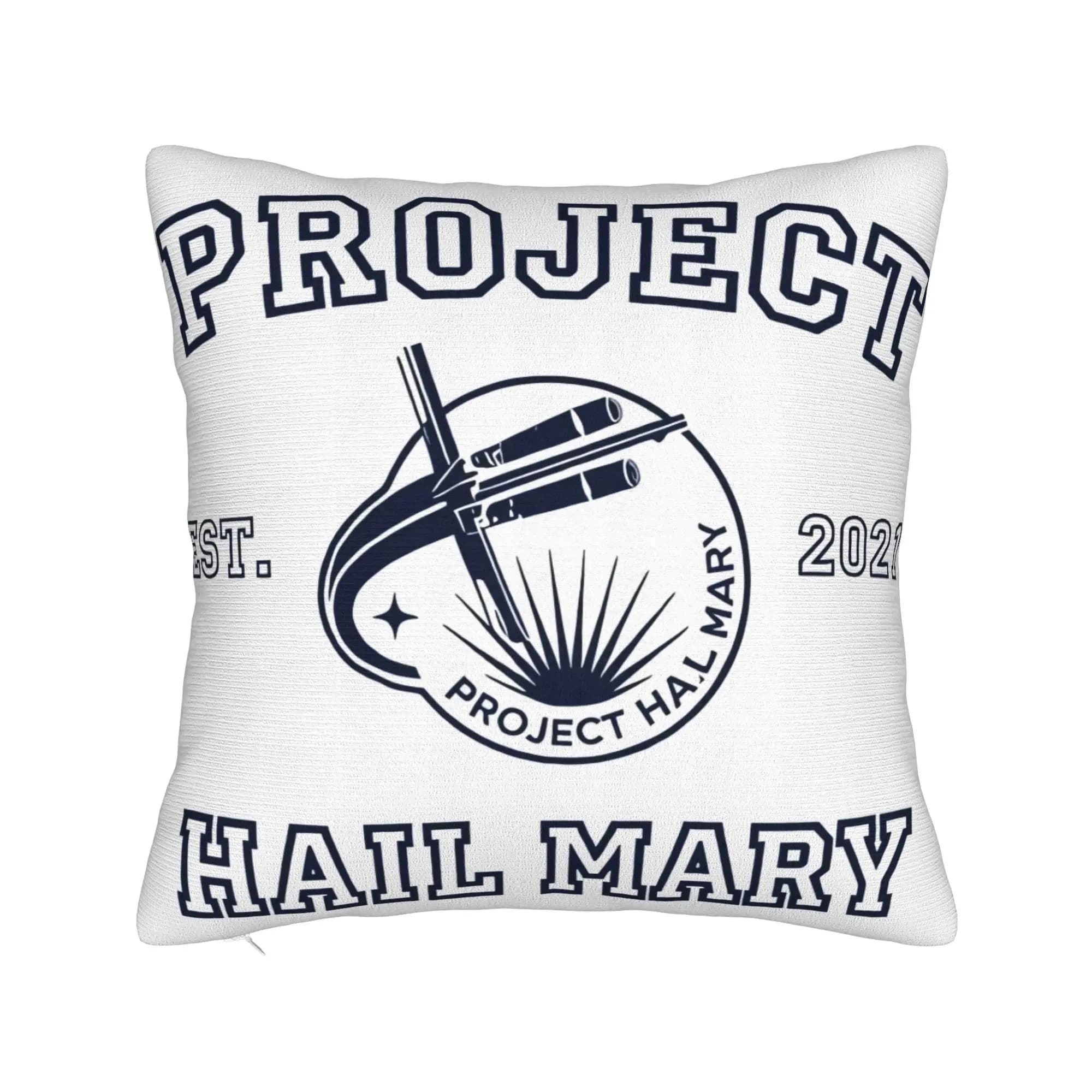 Mission Patch Project Hail Mary Pillowcases Morden Pillow Case For Living Room Chair Comfy Pillow Cover