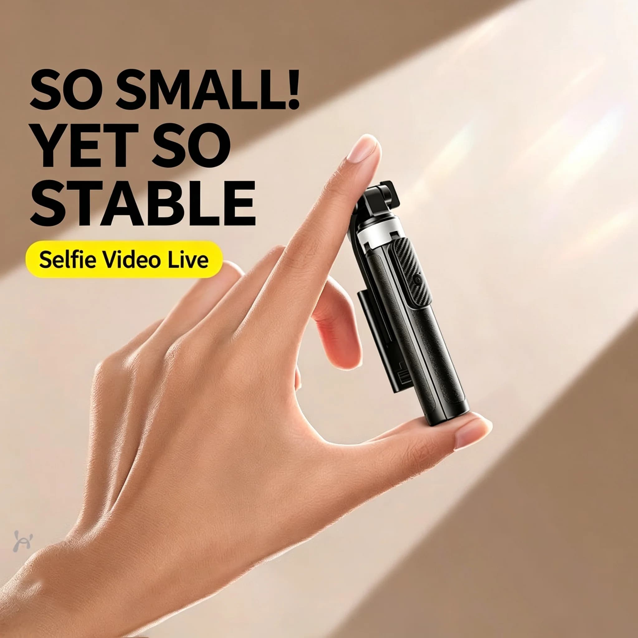 Selfie stick with tripod, portable handheld phone holder for travel, selfie stand, 360-degree rotation, perfect for live streami