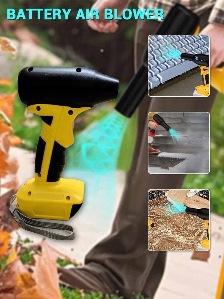 Powerful Portable Turbine Fan for Makita/Dewalt/Milwaukee 18V 20V Battery Cordless Air Fan Hair dryer