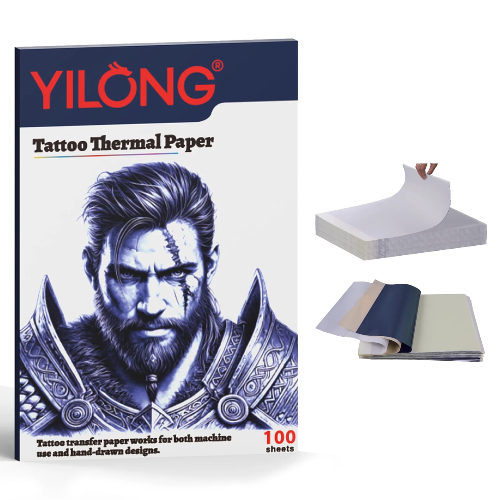 YILONG 10/20/30/50/100 PCS Tattoo Transfer Tattoo Stencil Paper Copy Paper Thermal Paper for Tattoo Transfer Machine Accessorie