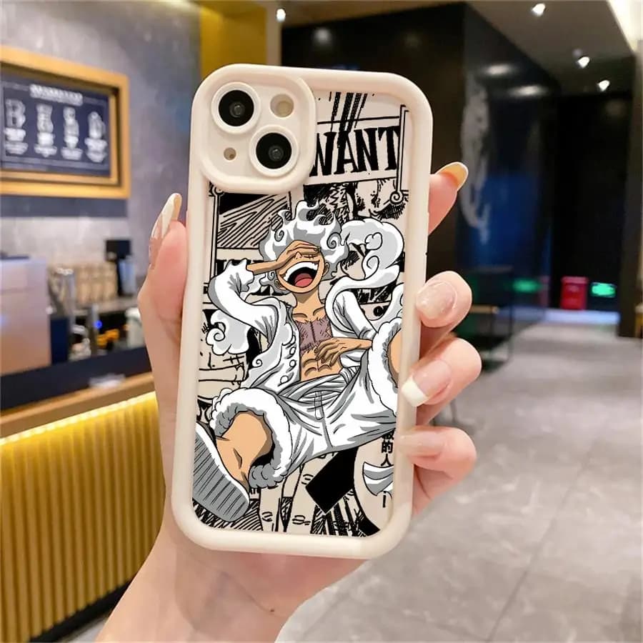 Custodia per iPhone XS Max 17 Air XR 13 12 11 Pro Max 16e 15 16 14 Plus Soft Shell Cool Onepiece Rufys