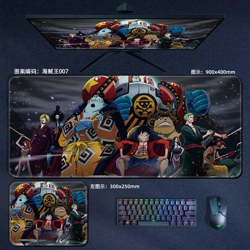 PIECE ONE Leather Mouse Mat, Oversize, for E-sports, Office, Computer Keyboard, Notebook, Gift