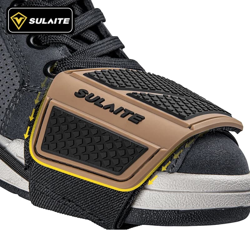 SULAITE Copriscarpe per cambio moto, resistente e leggero, regolabile per accessori per moto da equitazione